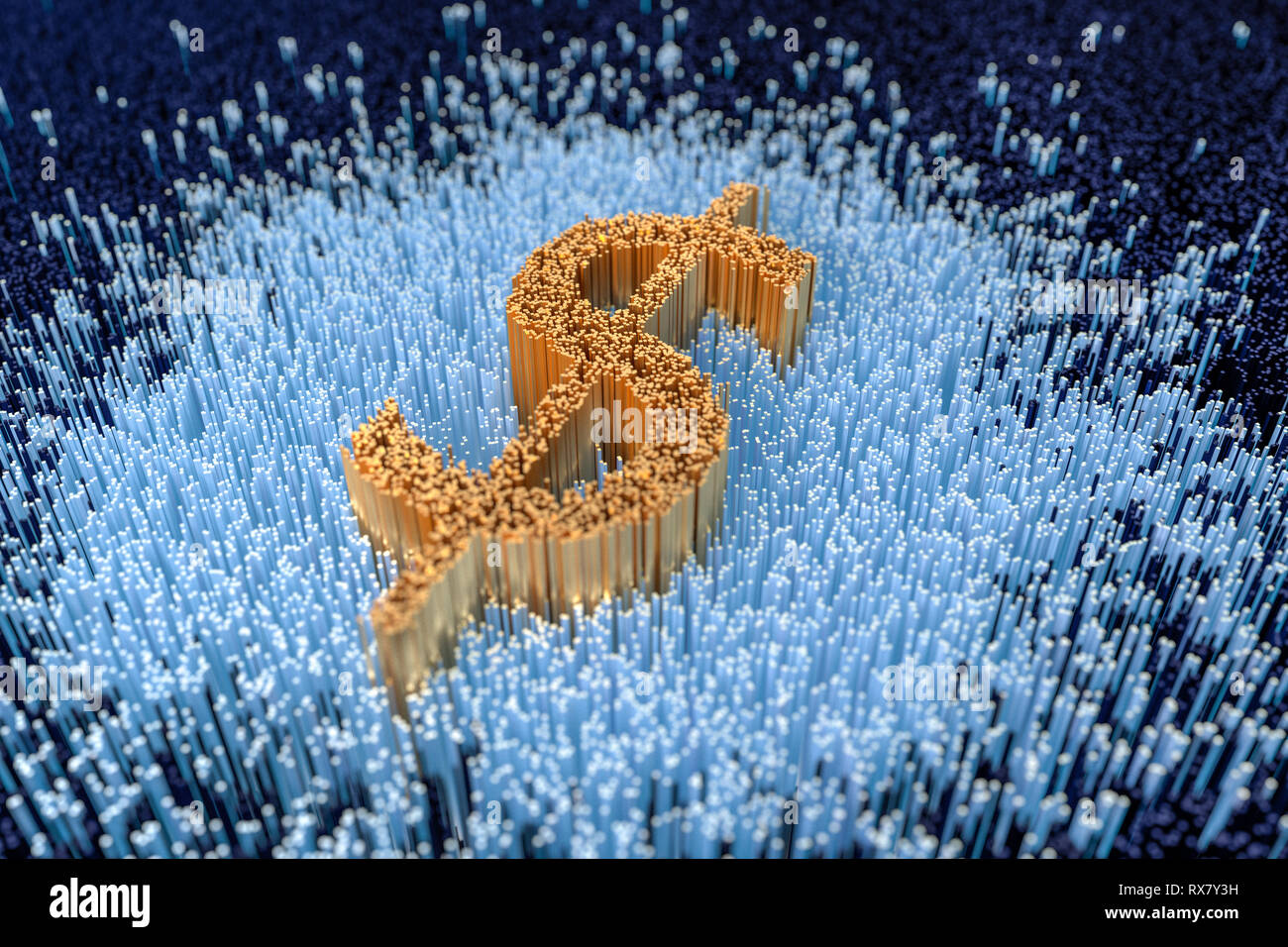 golden currency money, 3d rendering Stock Photo - Alamy