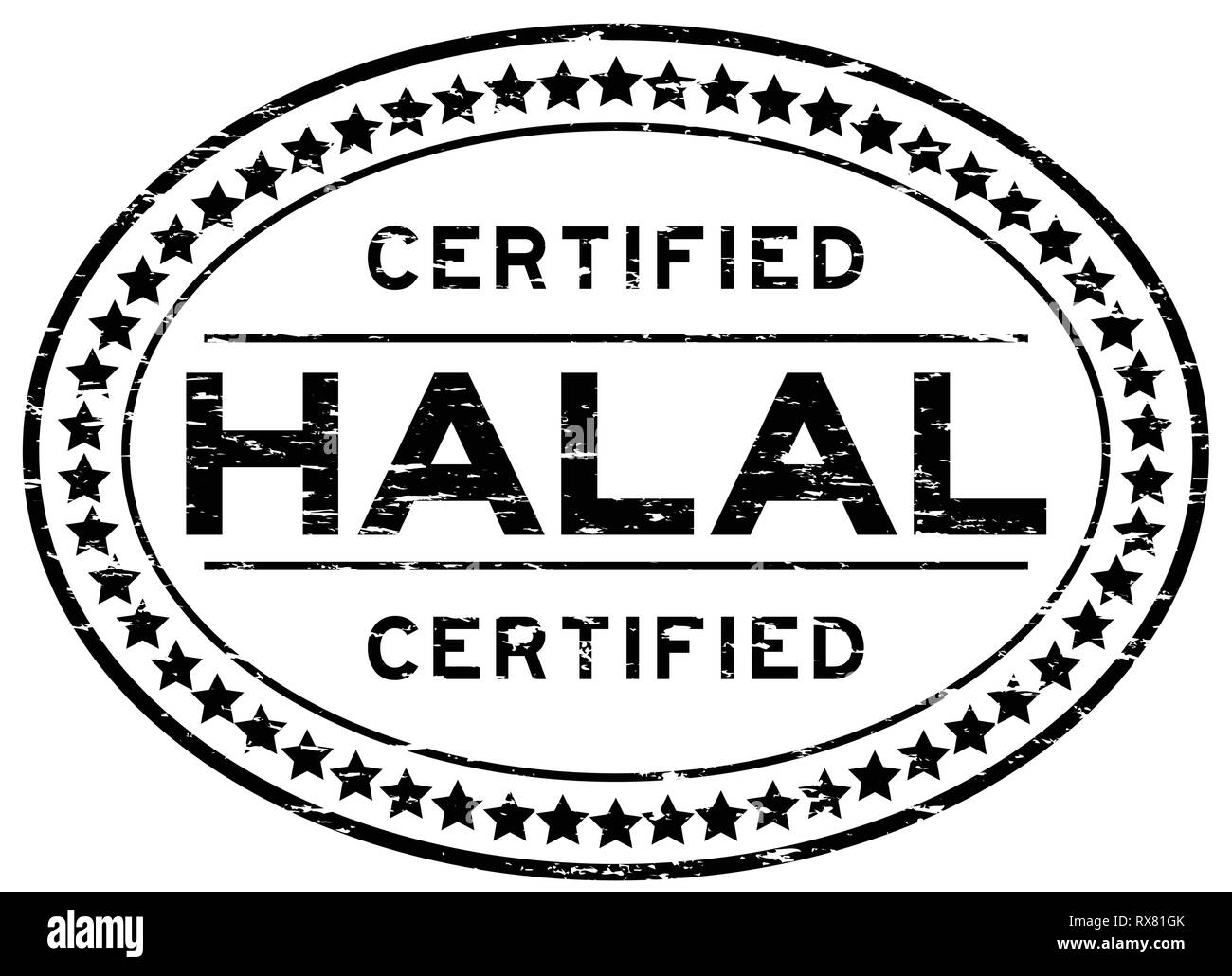 Halal certification logo Stock Vector Images Alamy