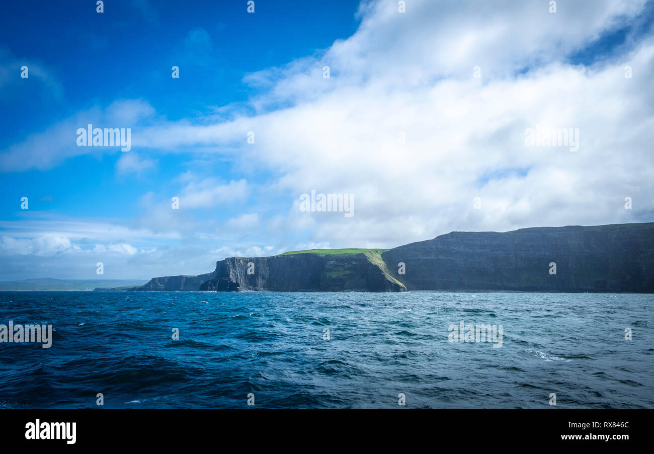 Boat Trip to the Cliffs of Moher Stock Photo Alamy