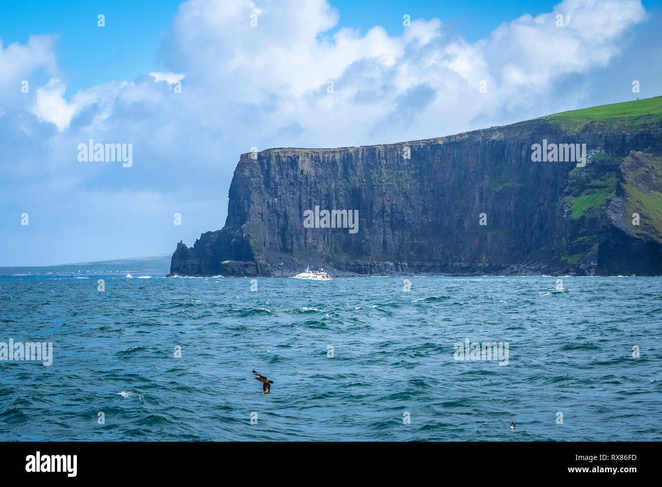Boat Trip to the Cliffs of Moher Stock Photo Alamy