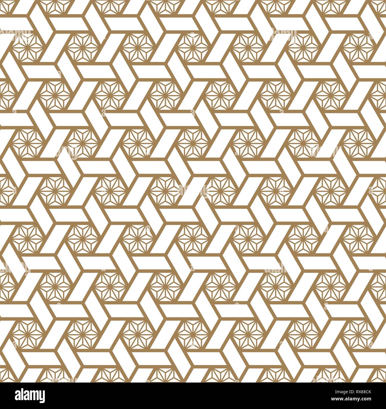 Seamless pattern japanese shoji kumiko.For template,fabric,textile,wrapping paper,laser cutting and engraving. Japanese pattern background vector. Stock Vector