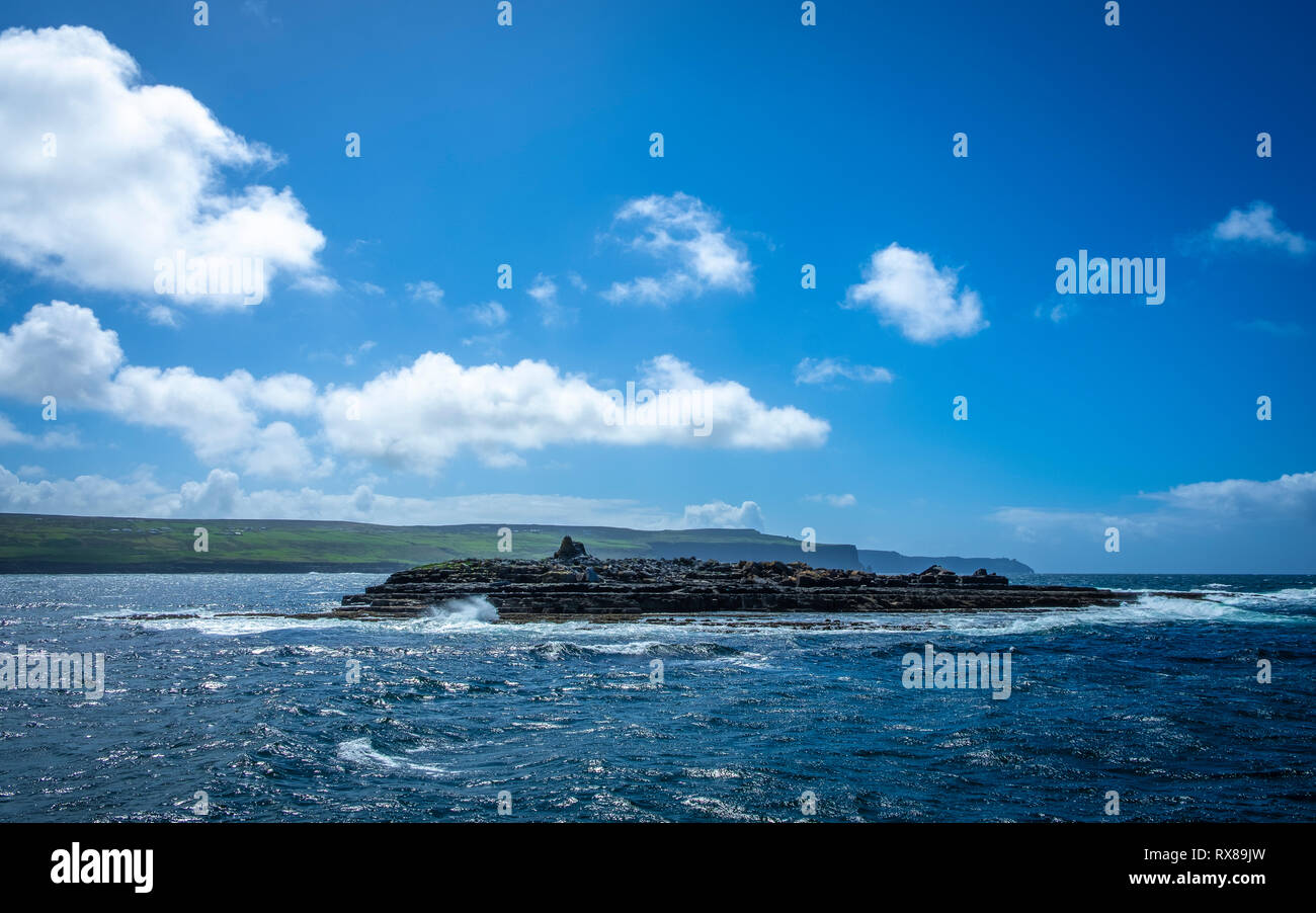 Boat trip to the Cliffs of Moher Stock Photo Alamy