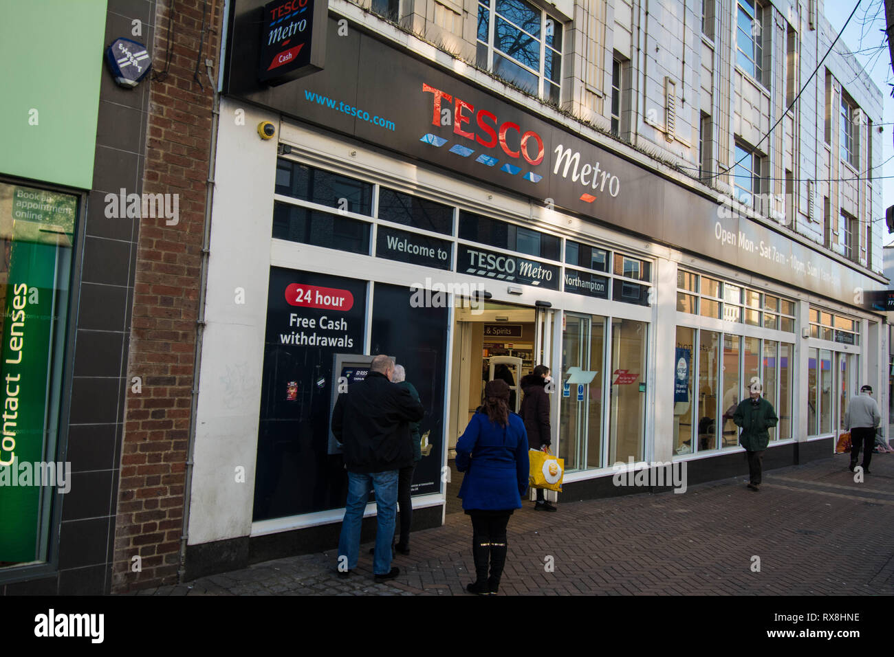 Tesco metro Abington Street Northampton UK Stock Photo Alamy