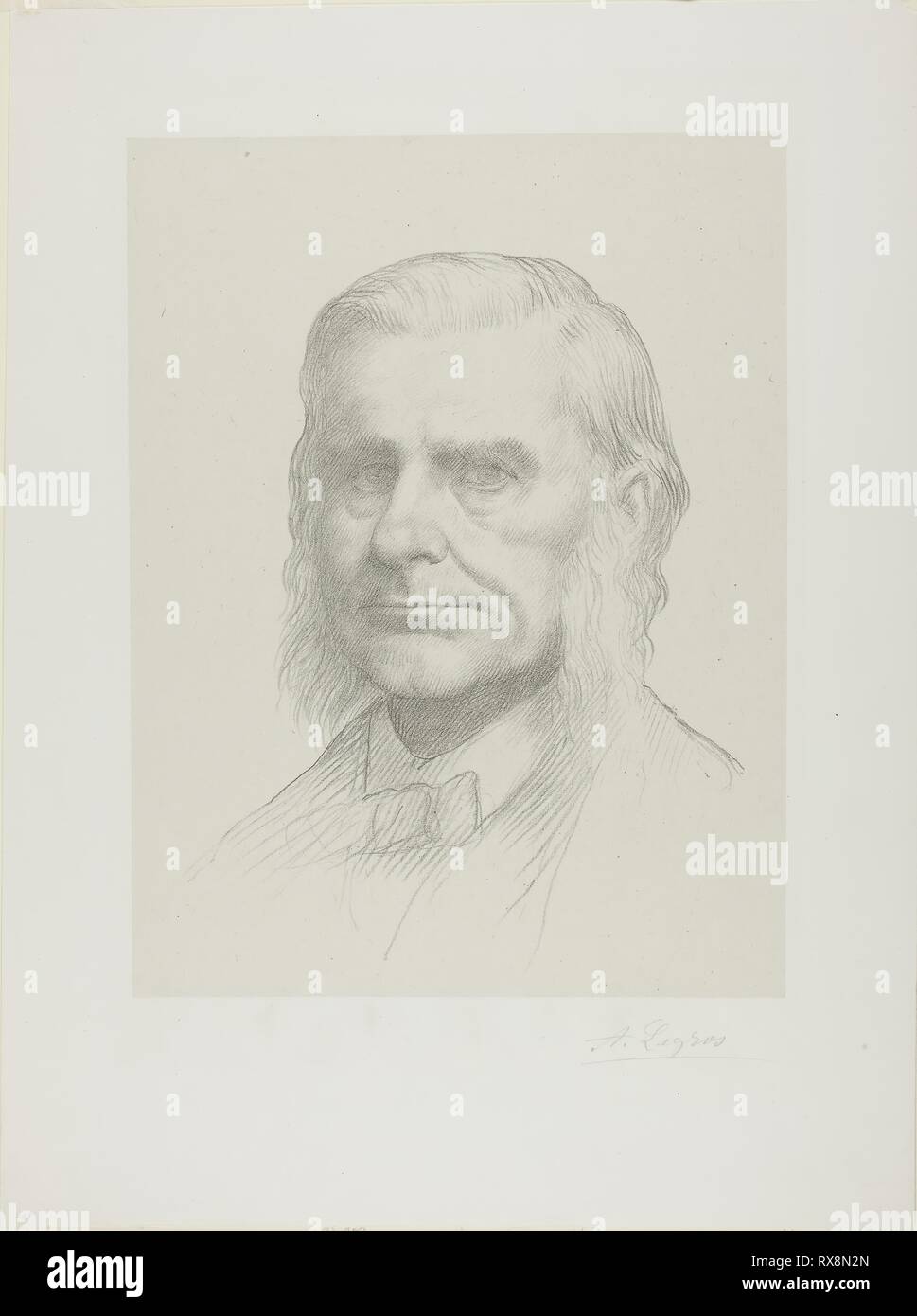 Lithograph in black on gray china paper hi-res stock photography and ...