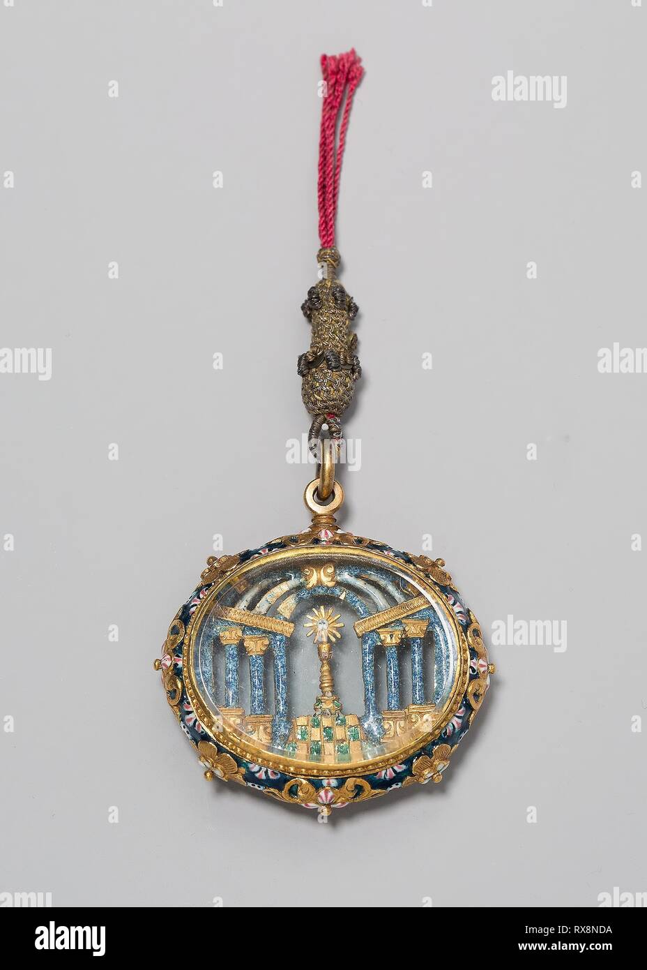 Pendant with the Eucharist, or Holy Sacrament. Spanish. Date: 1675-1699 ...