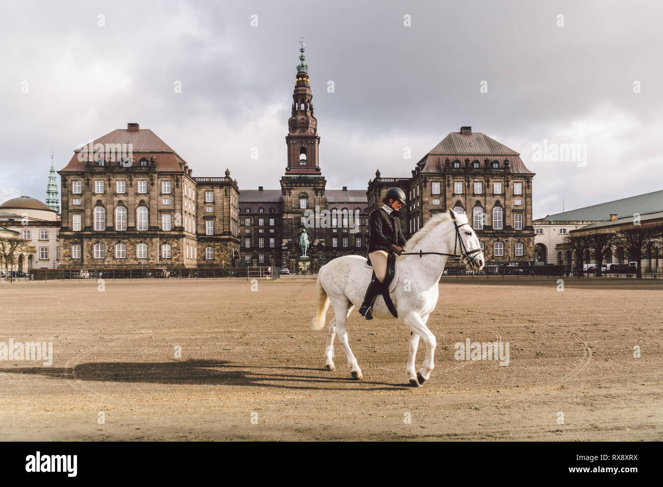 February 20, 2019. Denmark. Copenhagen. Training bypass Adaptation of a ...