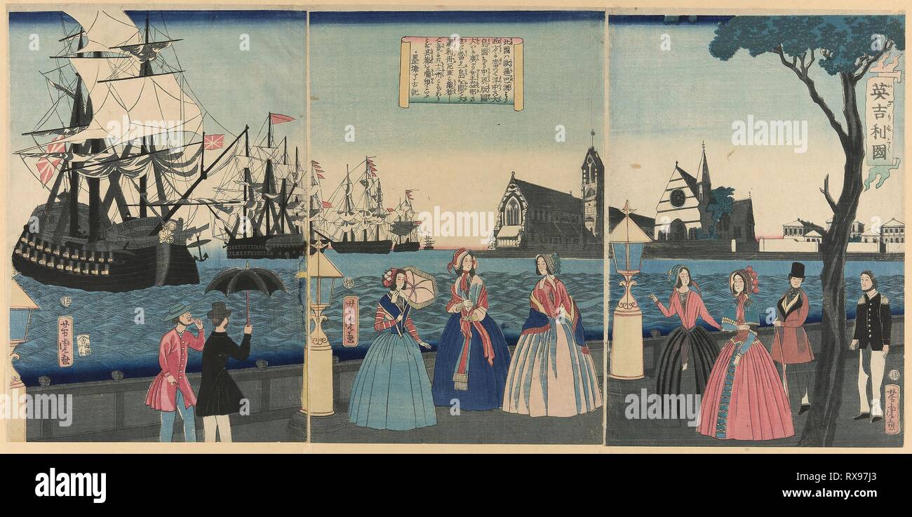 England (Igirisu koku). Utagawa Yoshitora; Japanese, active c. 183687