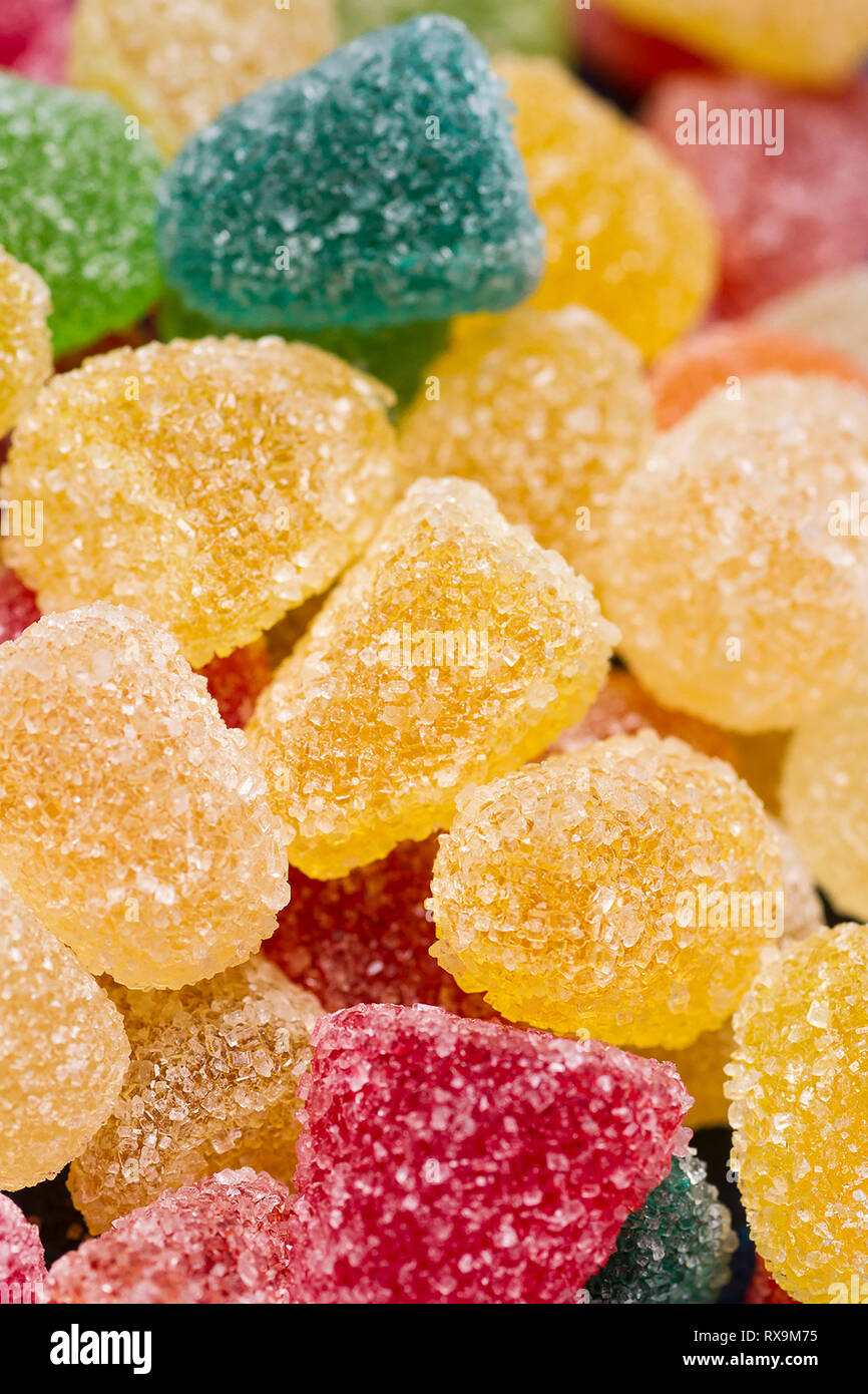 Colorful gelatin candies hi-res stock photography and images - Alamy