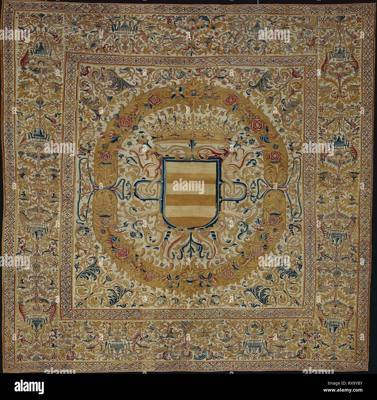 Large Hanging With Crown And Escutcheon Peru Southern Andes