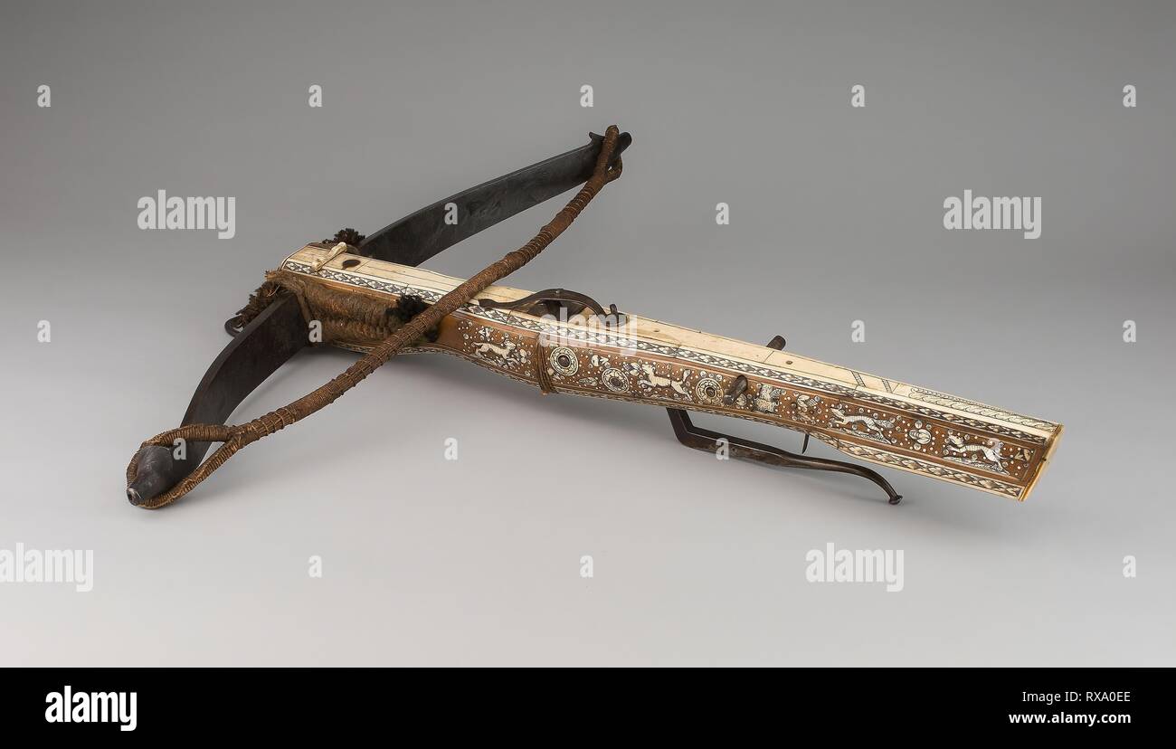 Sporting Crossbow. German. Date: 1625-1650. Dimensions: 11.4 x 69.9 x ...