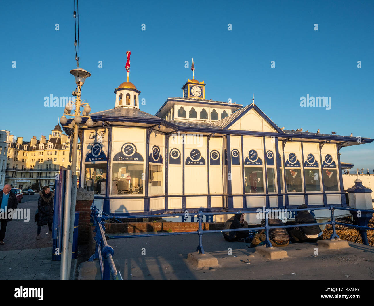 Eastbourne is a resort town on England’s southeast coast. On the