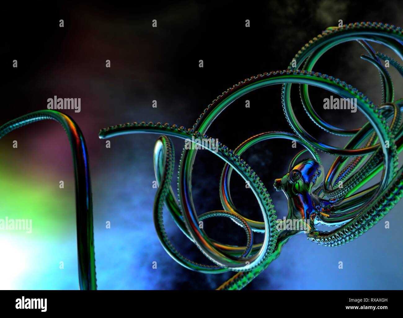 Octopus illustration hi-res stock photography and images - Alamy