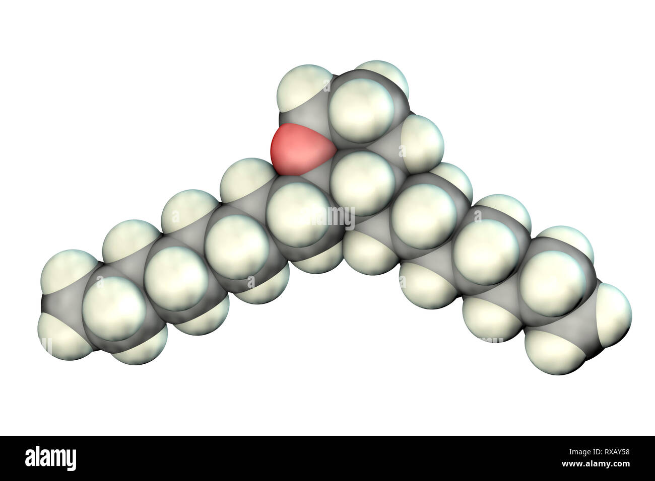 Thromboxane A2, molecular model Stock Photo Alamy