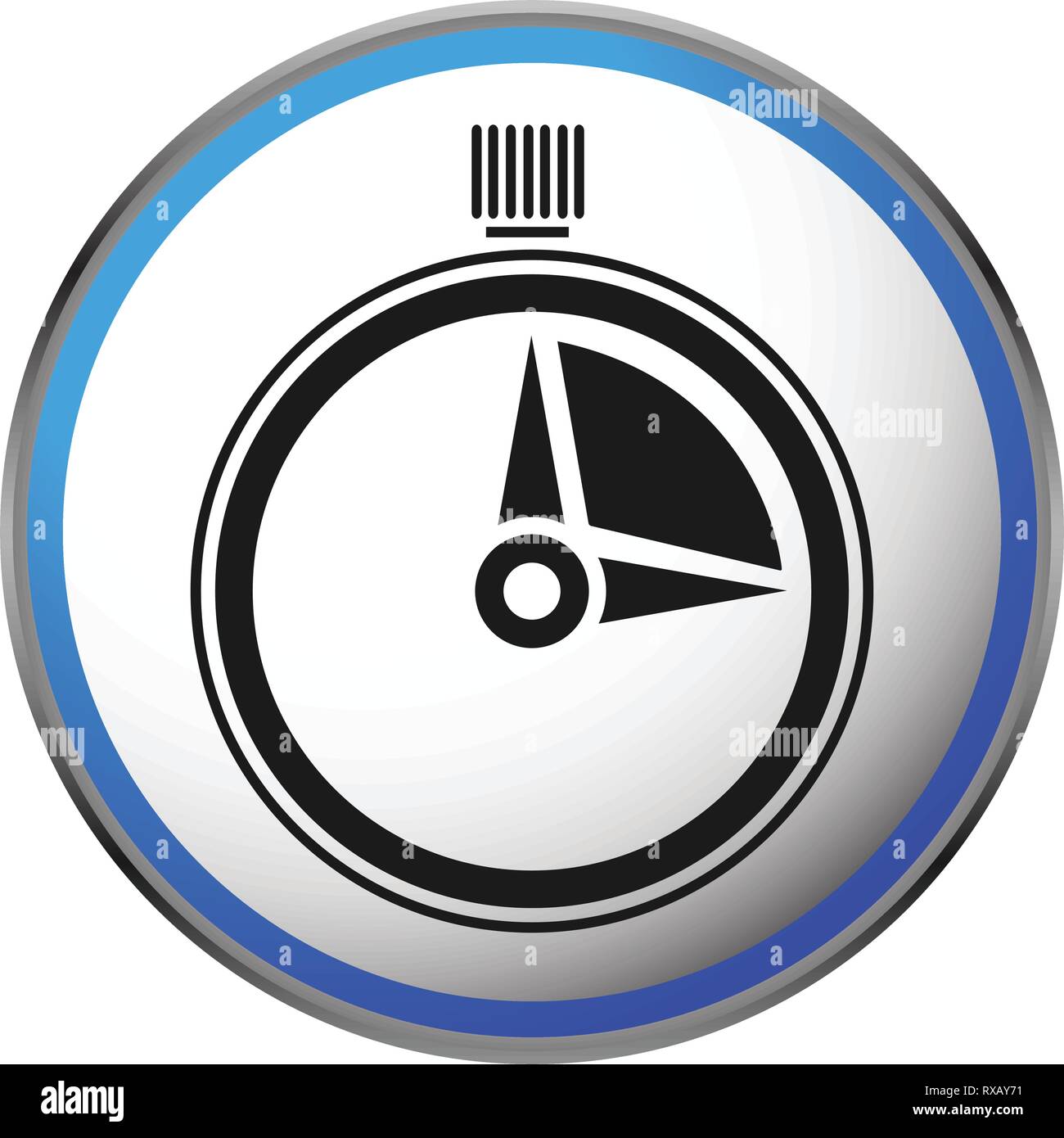 Timer, stopwatch icon. Urgency, turnaround time, schedule concepts ...