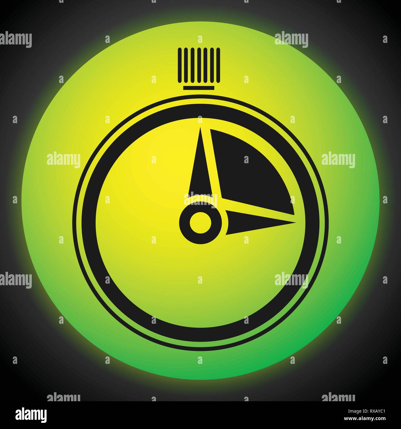 Timer, stopwatch icon. Urgency, turnaround time, schedule concepts