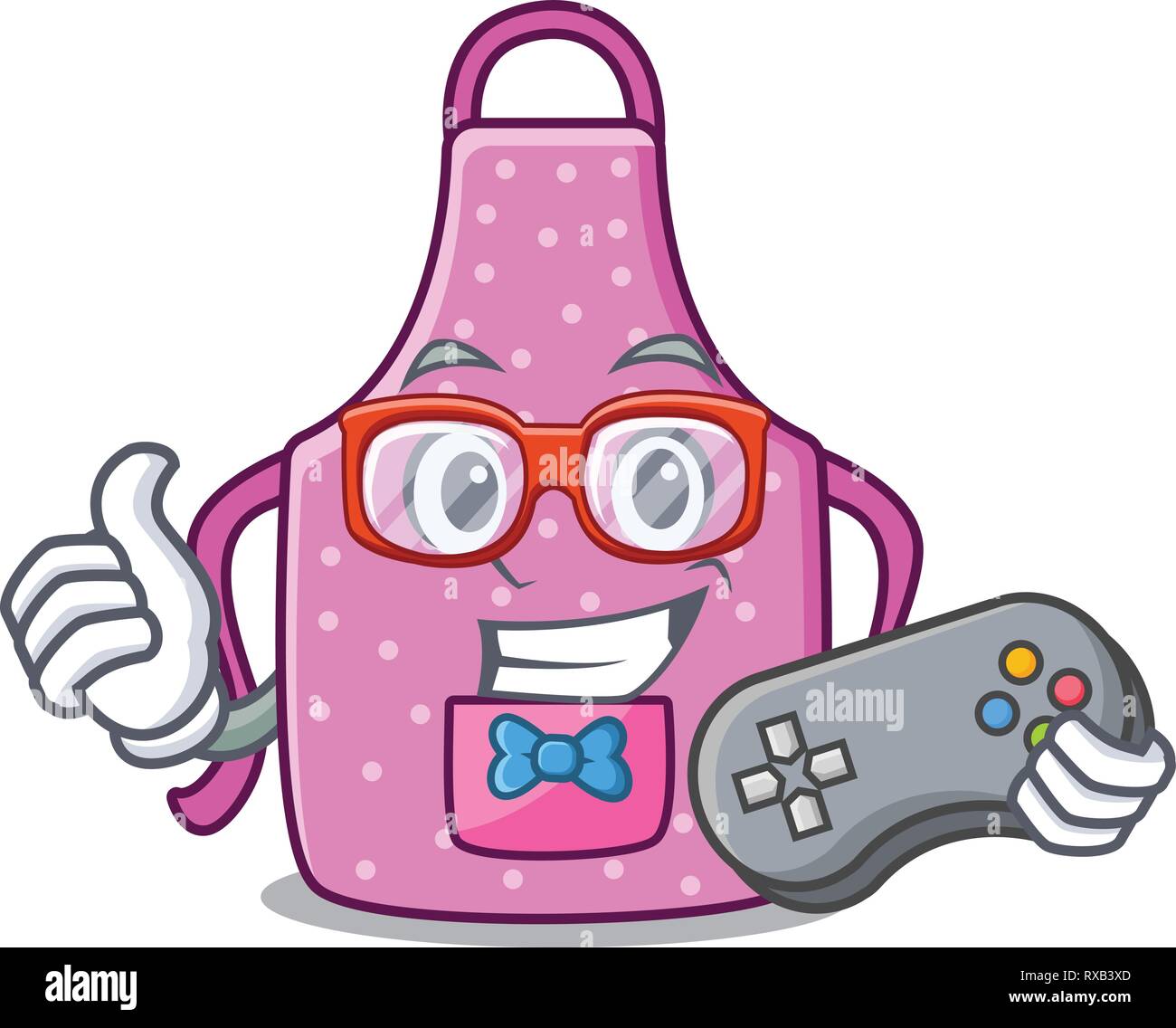 Gamer kitchen aprons in the shape characters Stock Vector Image & Art ...