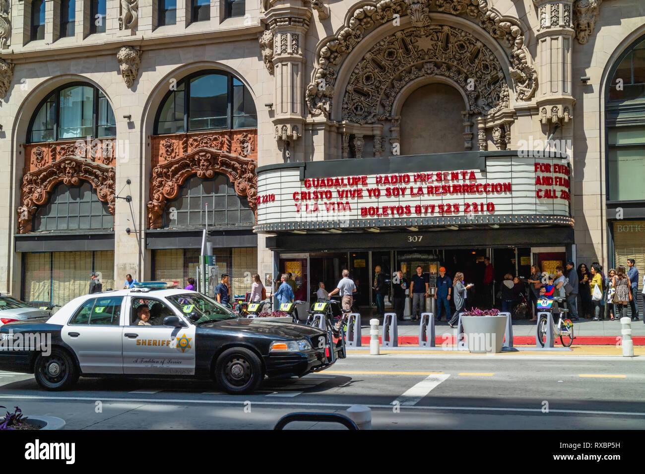 The Million Dollar Theatre, Broadway, Downtown Los Angeles. April 8