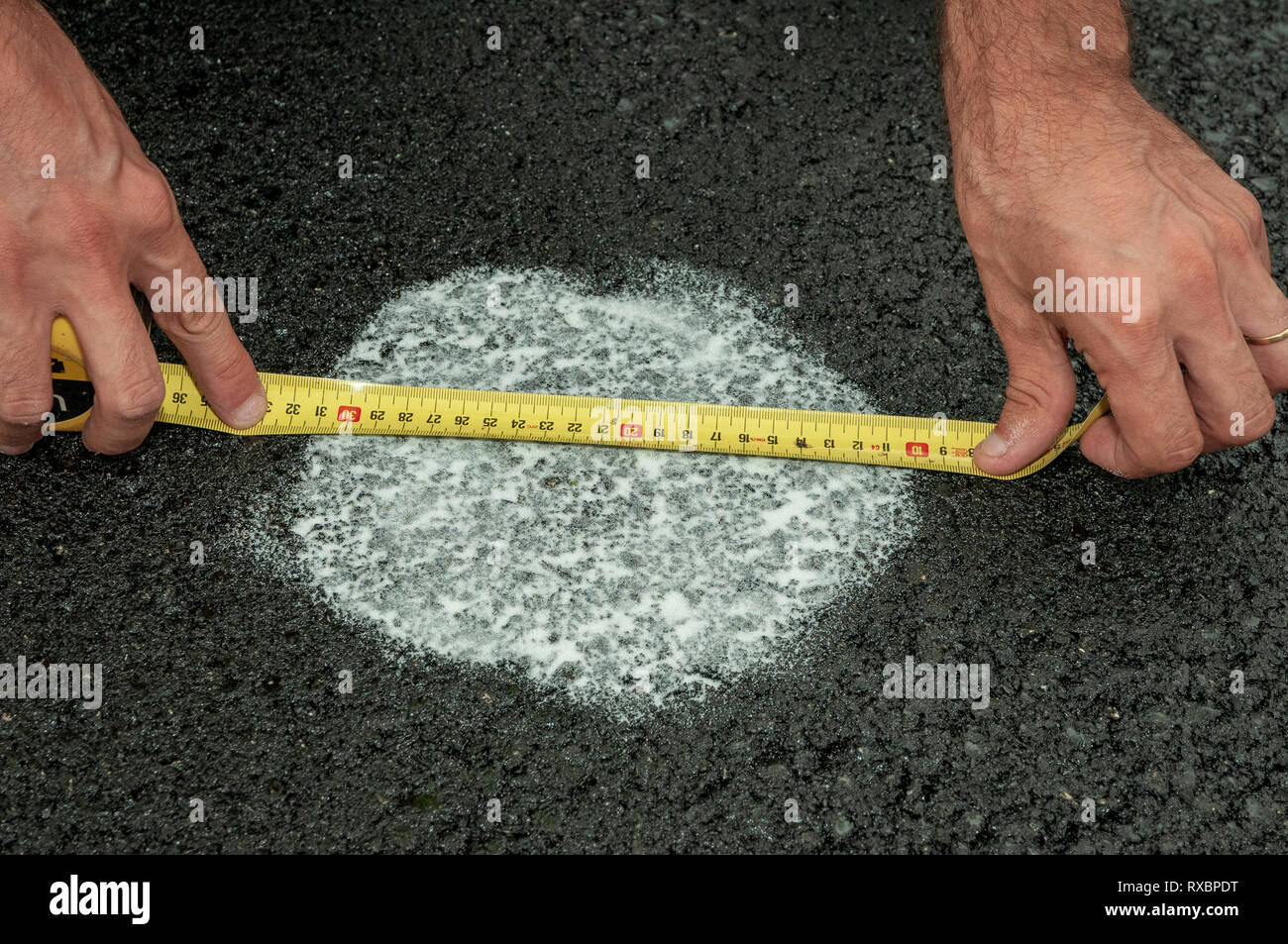 Measuring road roughness Stock Photo Alamy