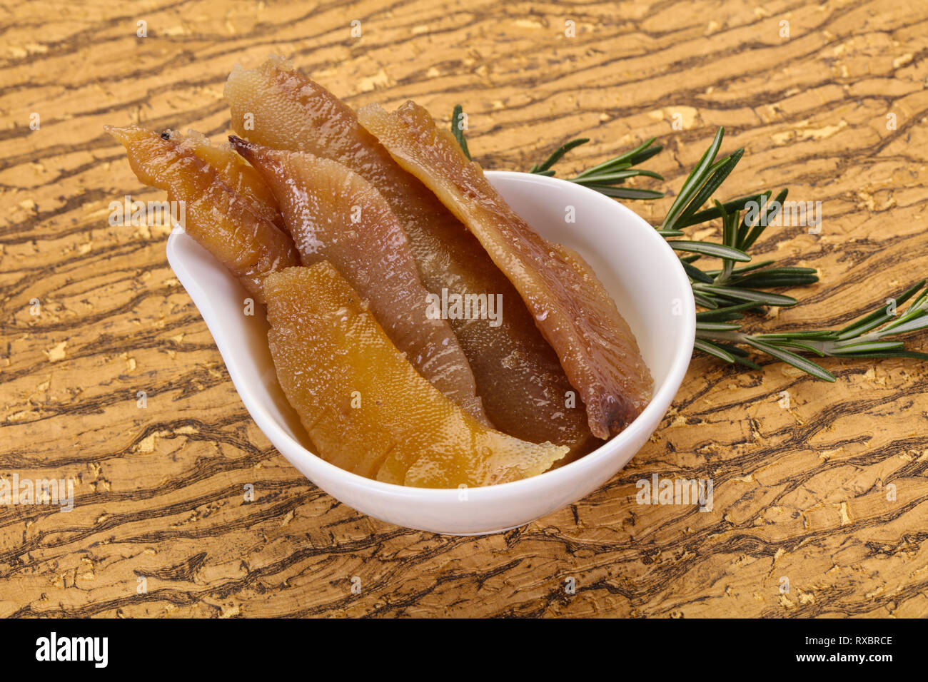 Pickled herring caviar in the bowl Stock Photo Alamy
