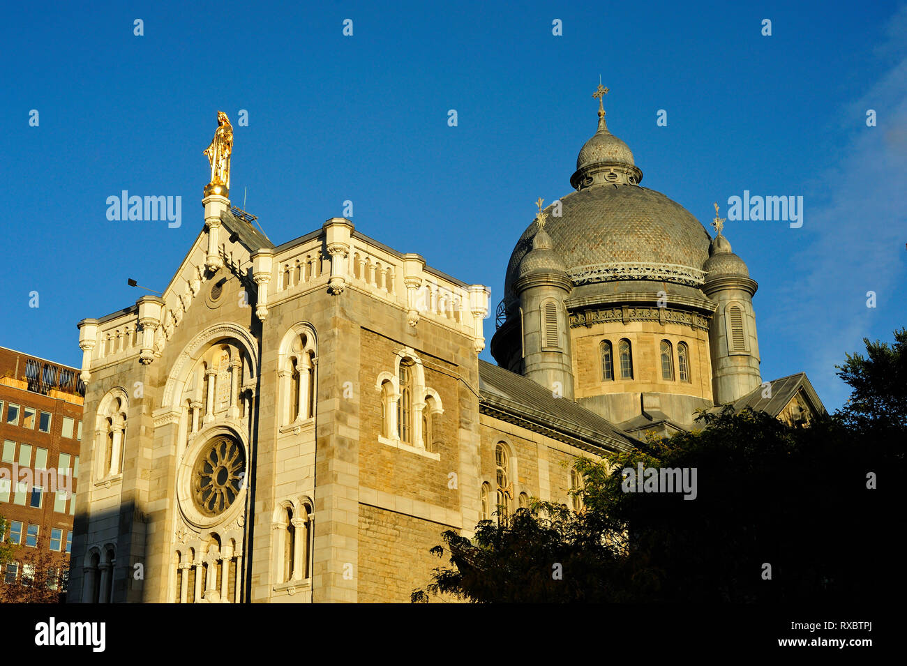 Chappelle Notre-Dame de Lourdes, Saint Denis Street, Montreal, Quebec, Canada Stock Photo
