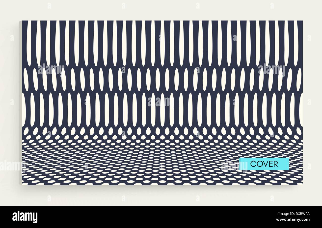 Black and white pattern. Abstract background with circles. Chaotic particles in empty space. Dynamic vector illustartion. Stock Vector