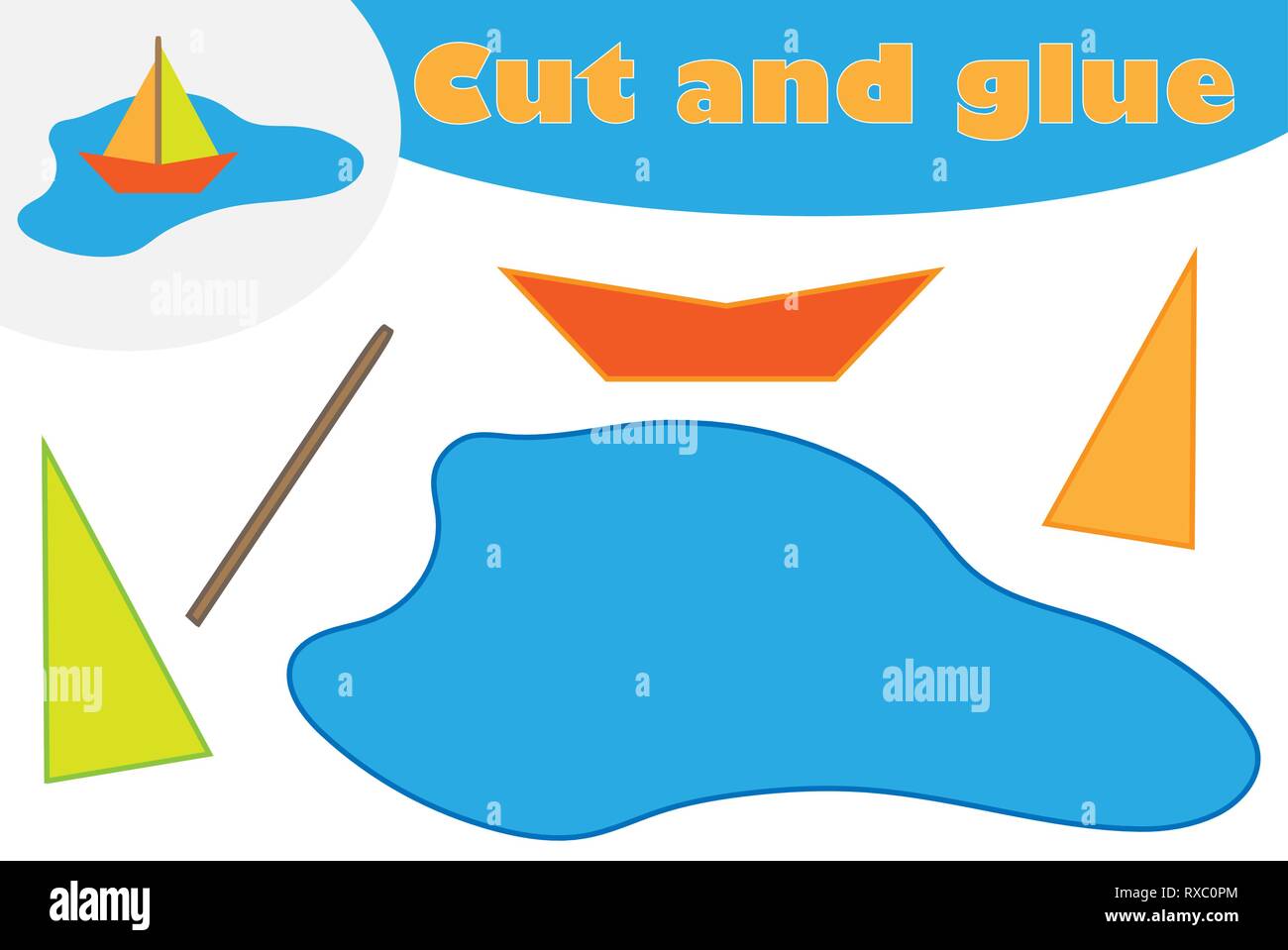 Download Paper Boat Cutout High Resolution Stock Photography And Images Alamy