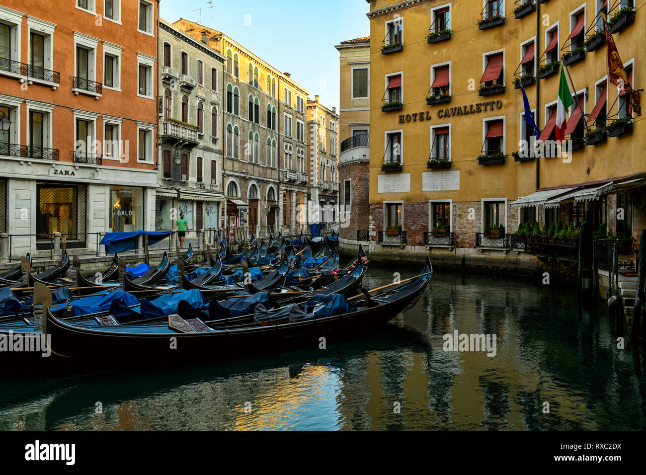 Hotel Cavaletto, Venice (Venezia), Italy Stock Photo
