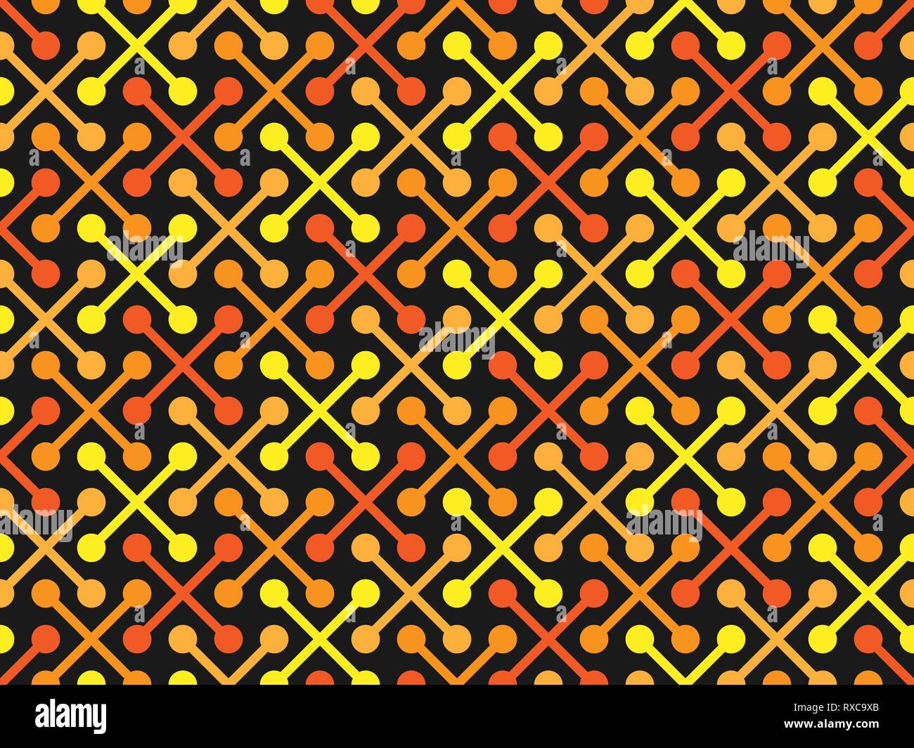 Vector geometric seamless pattern with simple cross shapes silhouettes ...