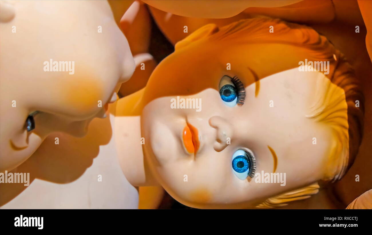 Closer Of One Of The Many Baby Dolls Closer Look Of The - 