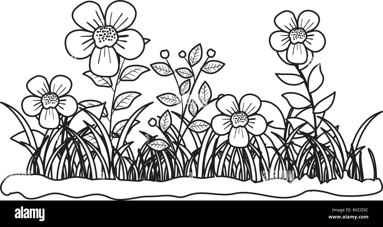 Free: Black And White Flower Border Clipart Black And White, 48% OFF
