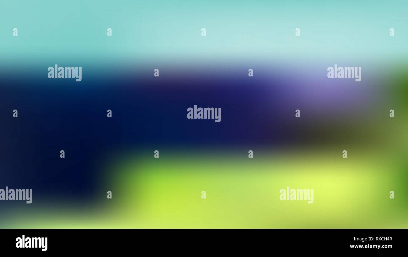 Vector blur colorful background from summer landscape Stock Vector