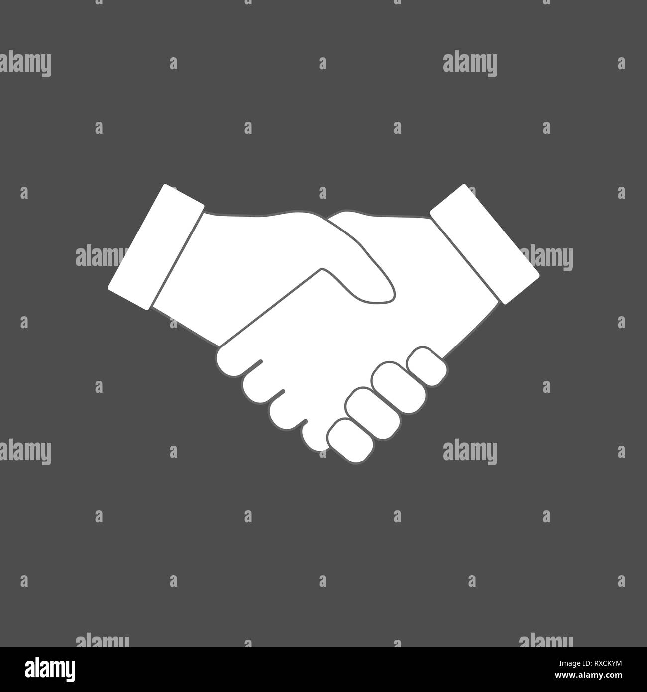 Hand Handshake Icon Vector Illustration Stock Vector Image And Art Alamy