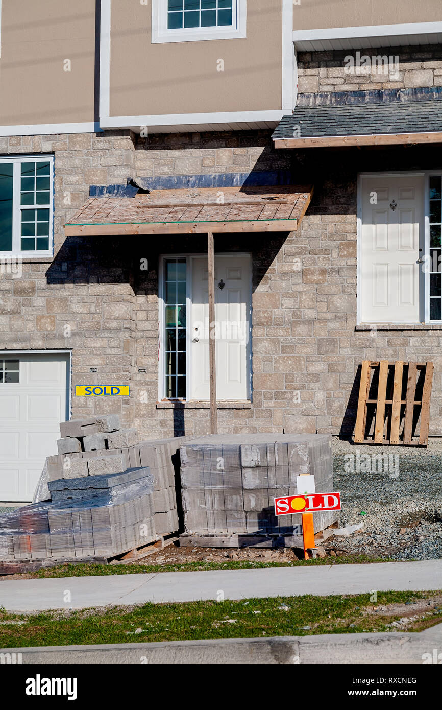 New construction of a residential house Stock Photo - Alamy