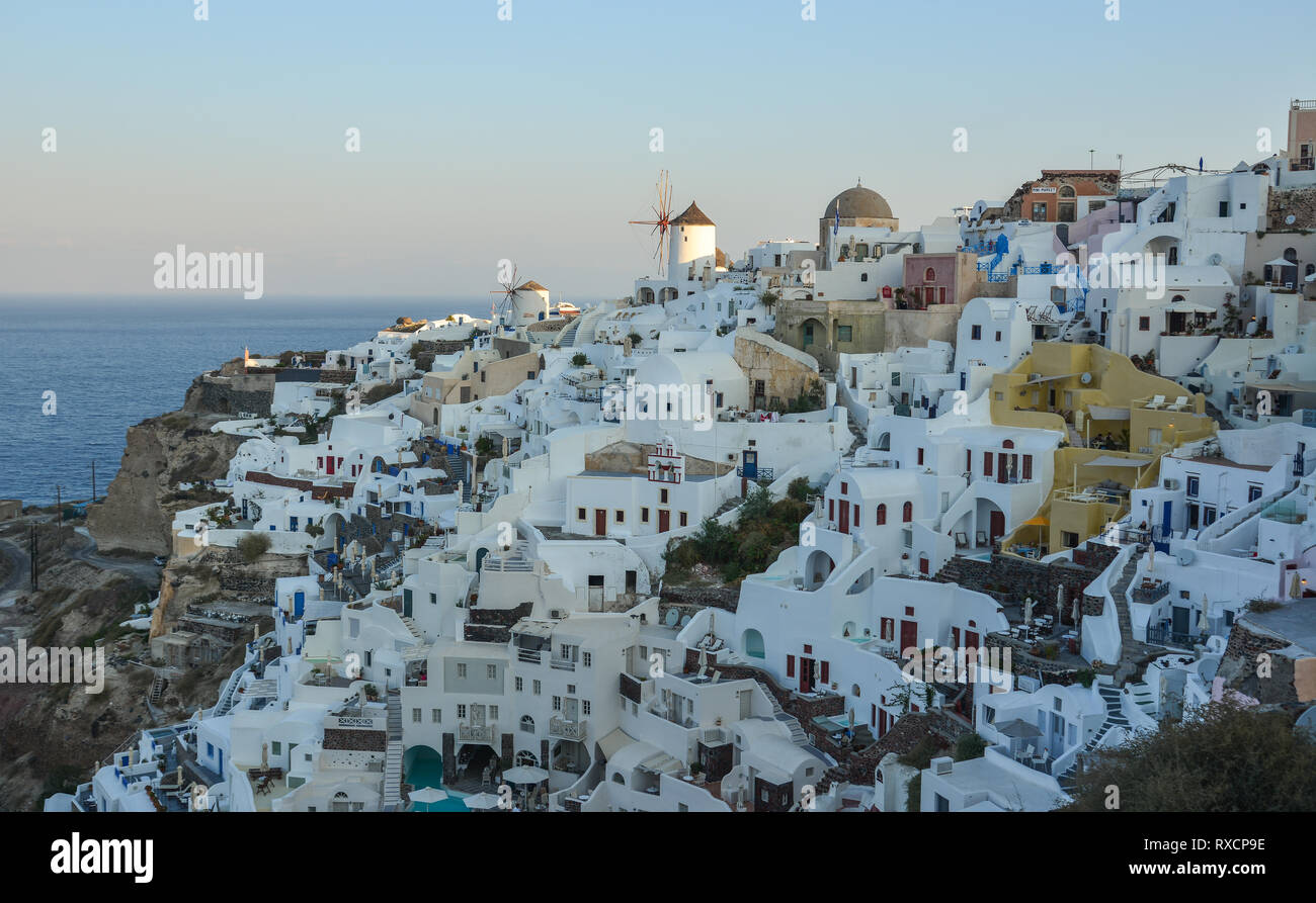 Landscape Of Beautiful Santorini Island Santorini Is One Of The