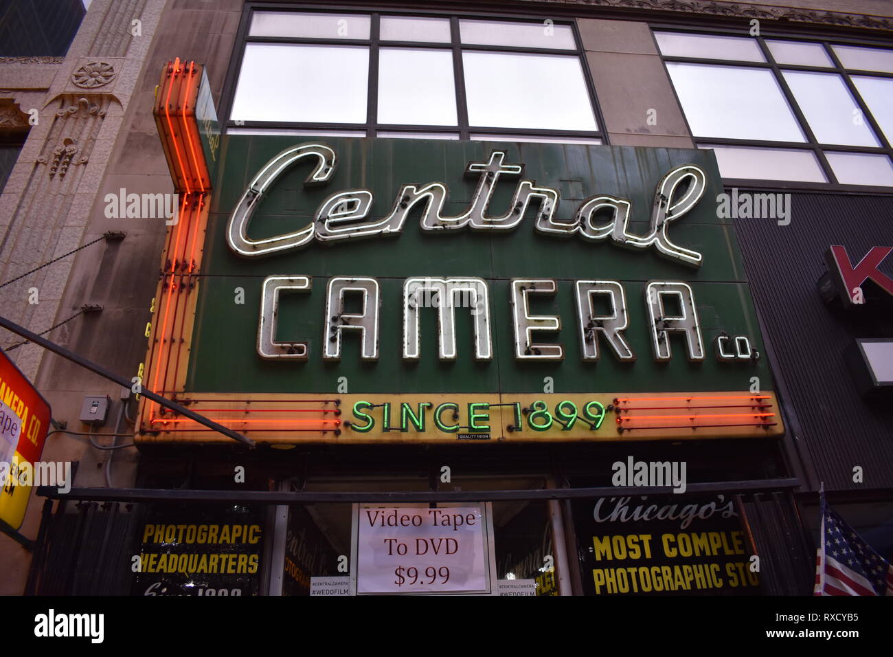 Central Camera store in Chicago Illinois Stock Photo Alamy