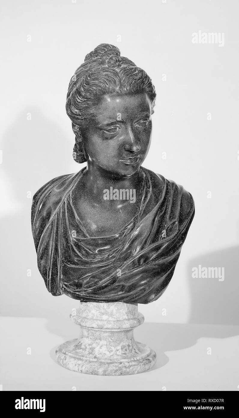 Bust of Martha Baker Swinburne. Christopher Hewetson; Irish, c.1739--1798. Date: 1773-1783. Dimensions: H. 49.5 cm (19 1/2 in.); 62.2 x 33 cm (24 1/2 x 13 in. ) (including base). Bronze. Origin: Ireland. Museum: The Chicago Art Institute. Stock Photo