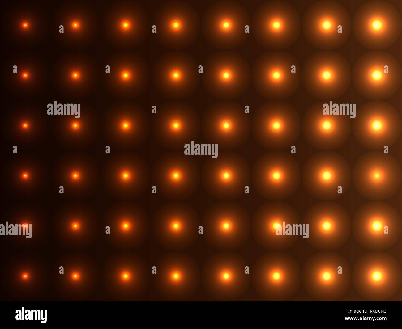 Brown shades convex balls, sparkling pattern design Stock Vector