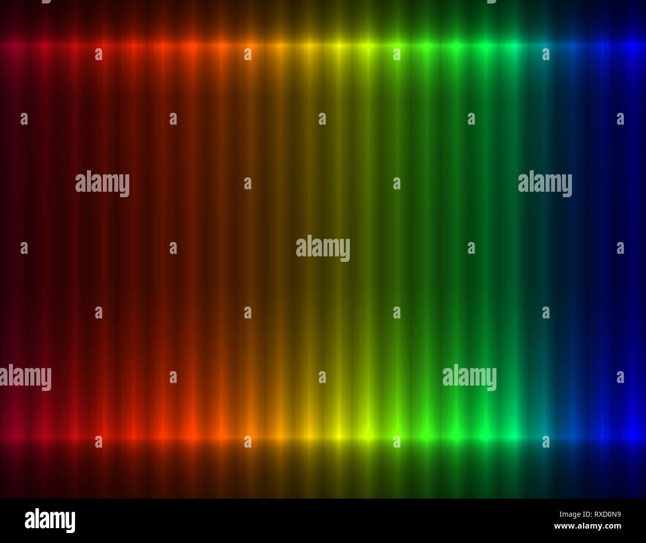 Rainbow multicolored gradient linear background, light effect Stock Vector