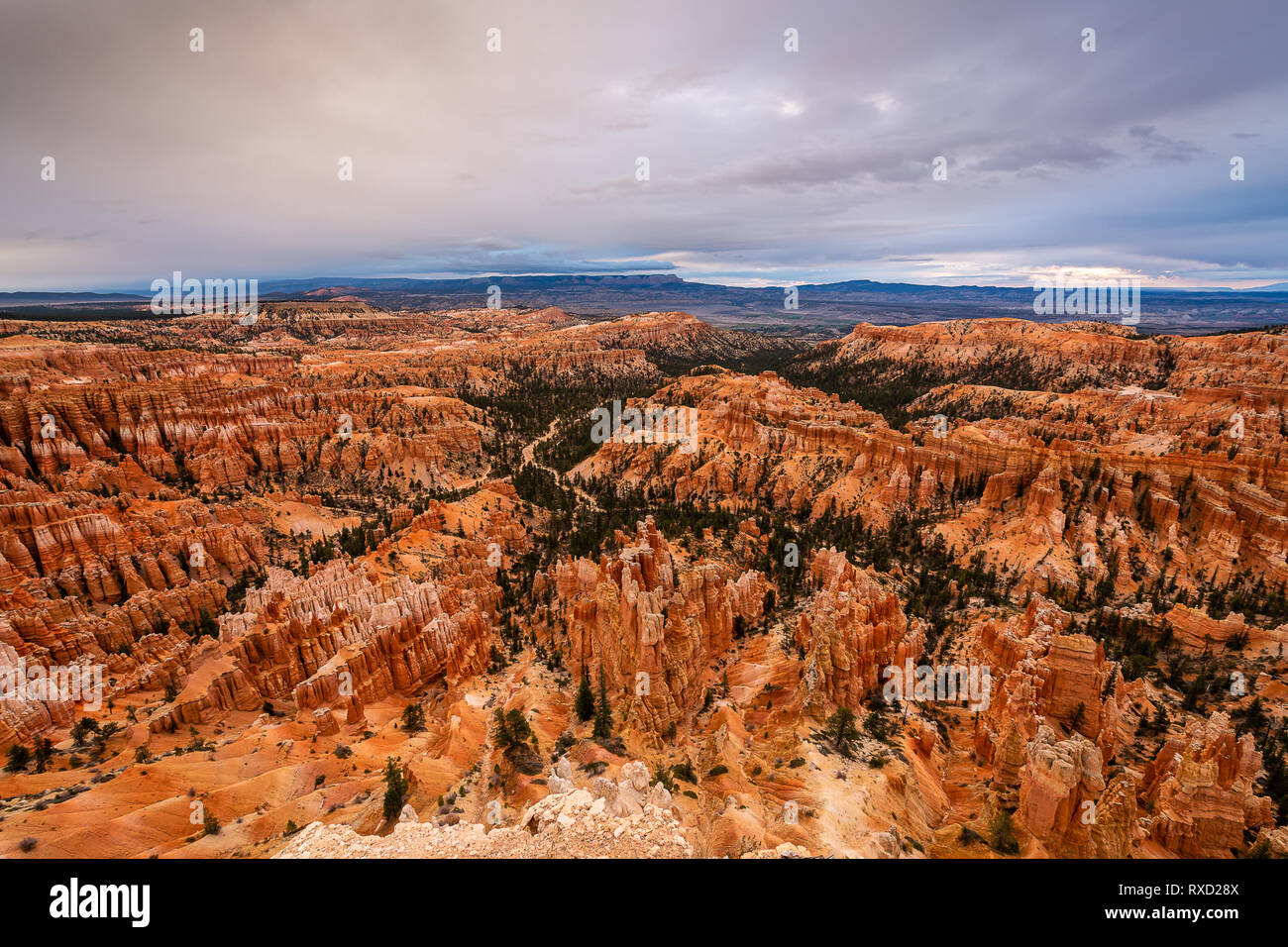 Bryce Canyon National Park Stormy Sunrise Stock Photo - Alamy