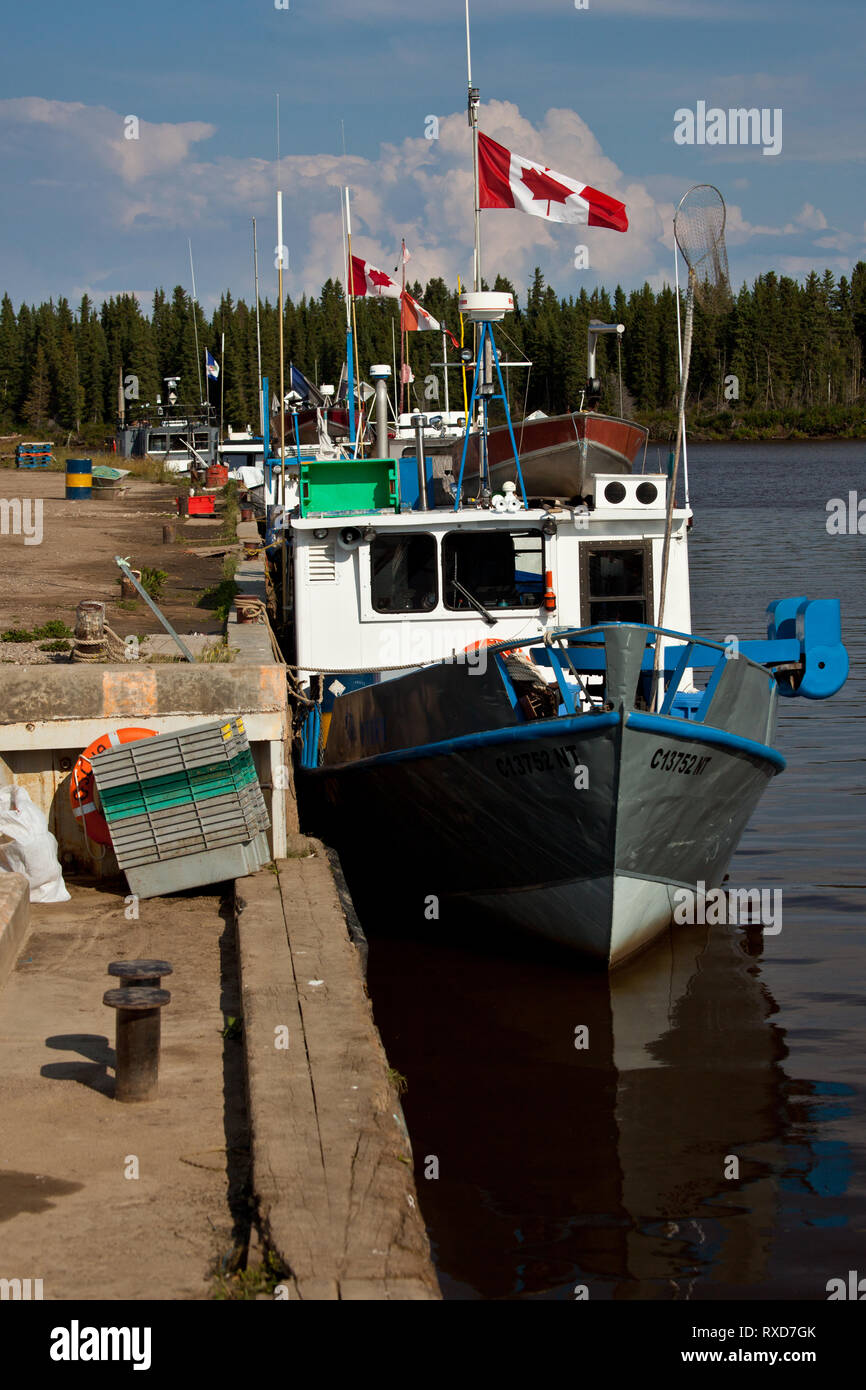 Hay River, South Slave Region, Northwest Territories, Canada Stock