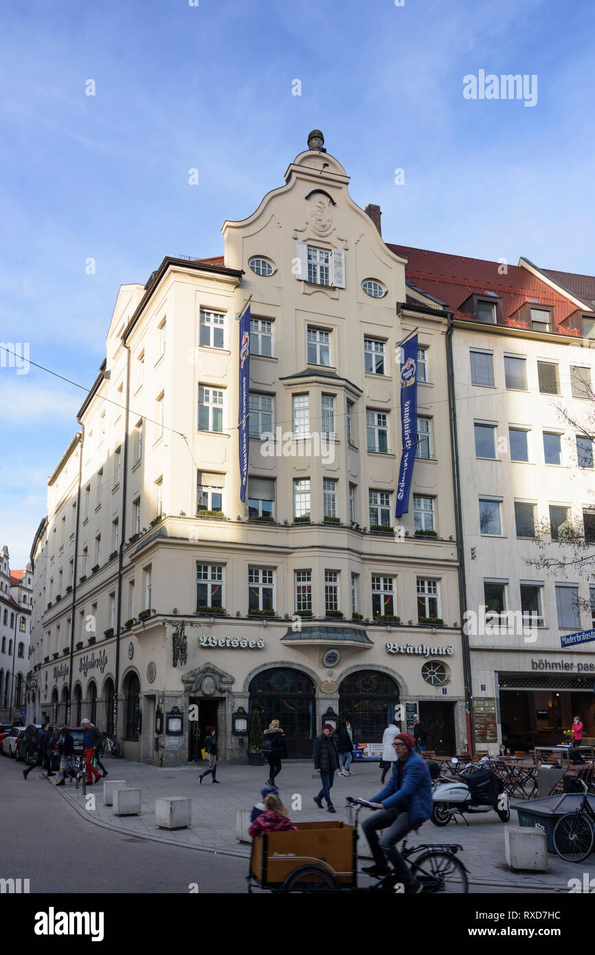 München, Munich: Schneider Weisses Bräuhaus, street Tal in Oberbayern, München, Upper Bavaria, Bayern, Bavaria, Germany Stock Photo