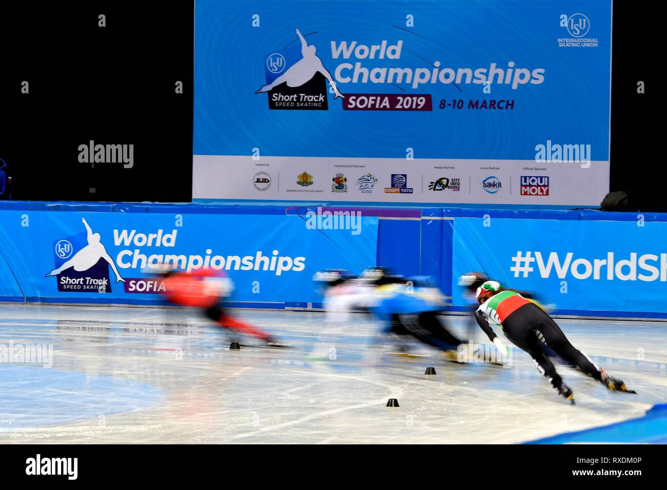 Sofia, Bulgaria. 08th March, 2019.ISU Short Track World Championships