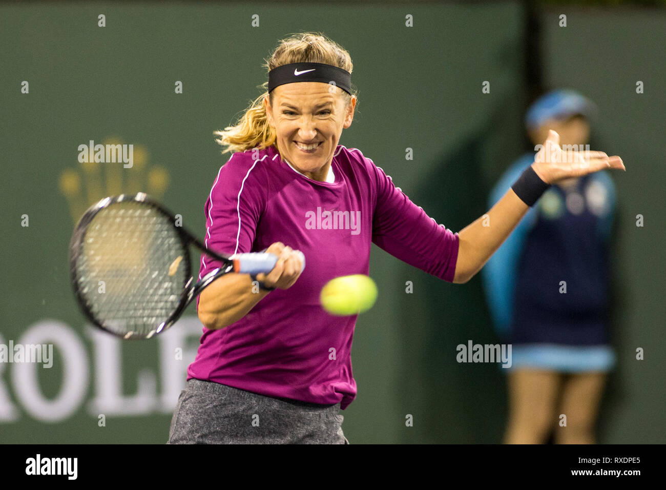 Indian Wells California Usa 8th Mar 2019 Victoria Azarenka Blr Was Defeated By Serena Williams Usa