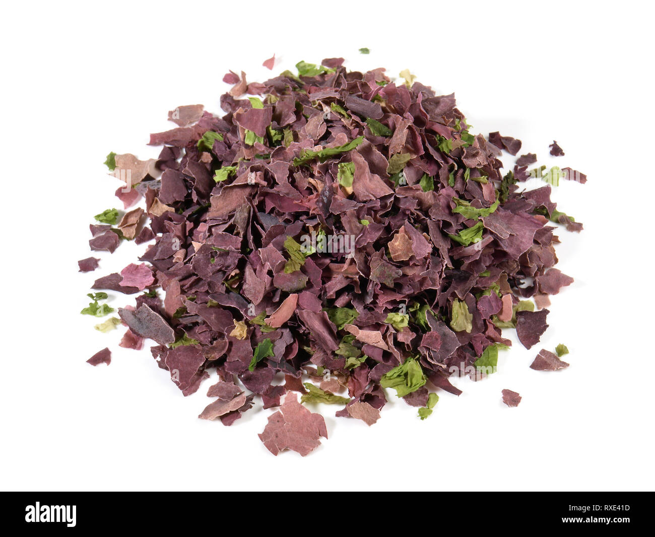 Dry Red Seaweed Healthy Nutrition on white Background Stock Photo Alamy