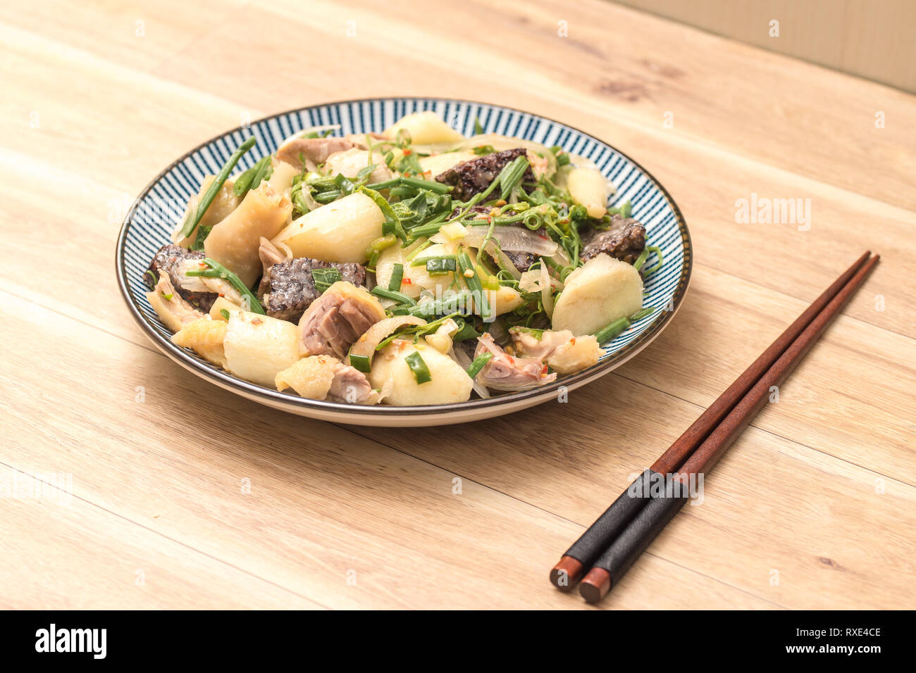Taiwanese Food, called salty chicken, which is a kind of traditional