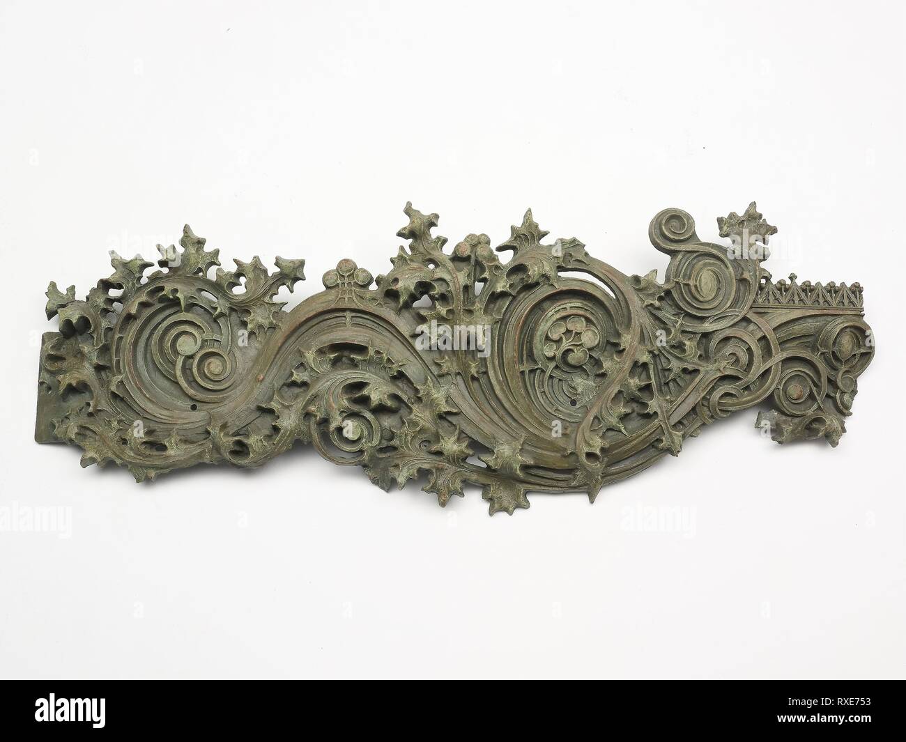 Gage Building: Horizontal Ornament from the Facade. Designer: Louis H. Sullivan (American, 1856-1924); Model by: Kristian Schneider (American, late 19th cen.); Cast by: Winslow Brothers Iron Works (American, late 19th Cen); Architect: Holabird &amp; Roche. Date: 1898-1899. Dimensions: 45.8 × 126 × 16.5 cm. Cast iron. Origin: Michigan Avenue, 18 South. Museum: The Chicago Art Institute. Stock Photo