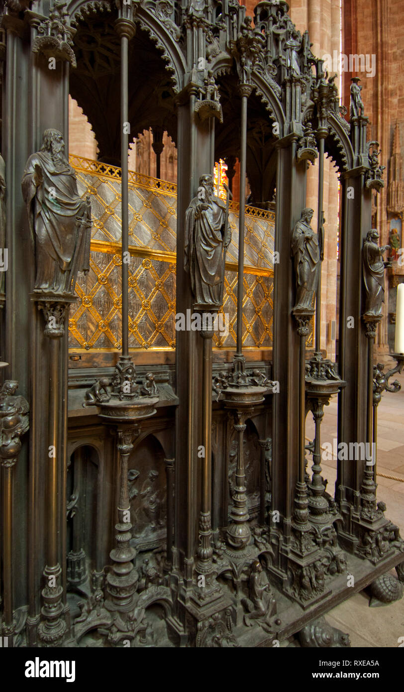 Deutschland, Bayern, Franken, Nürnberg, Altstadt, St.Sebald