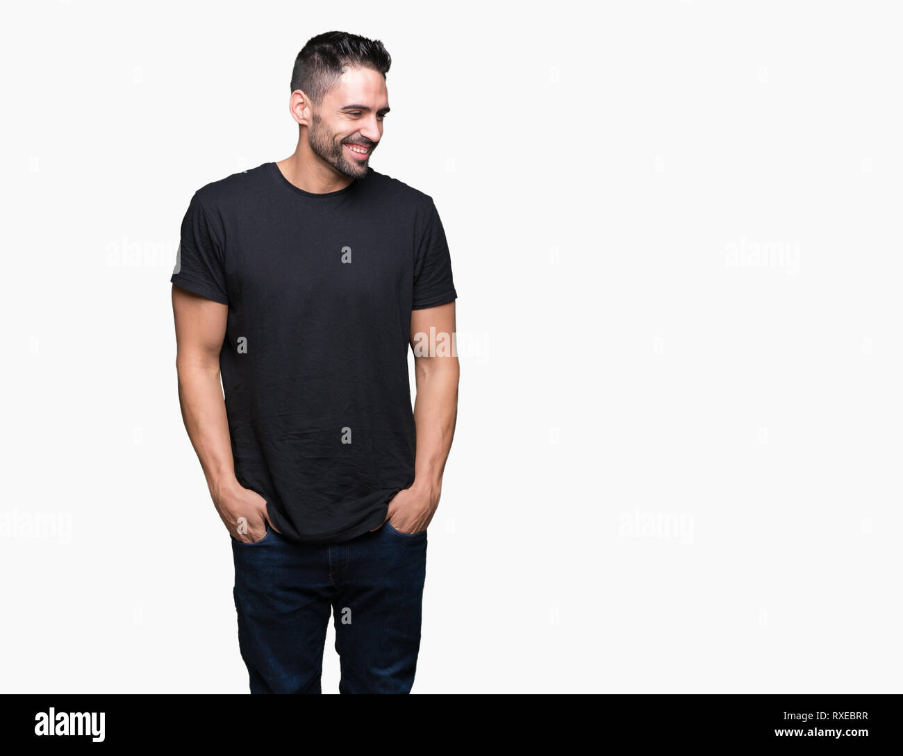 Happy dark skin young Cut Out Stock Images & Pictures - Alamy