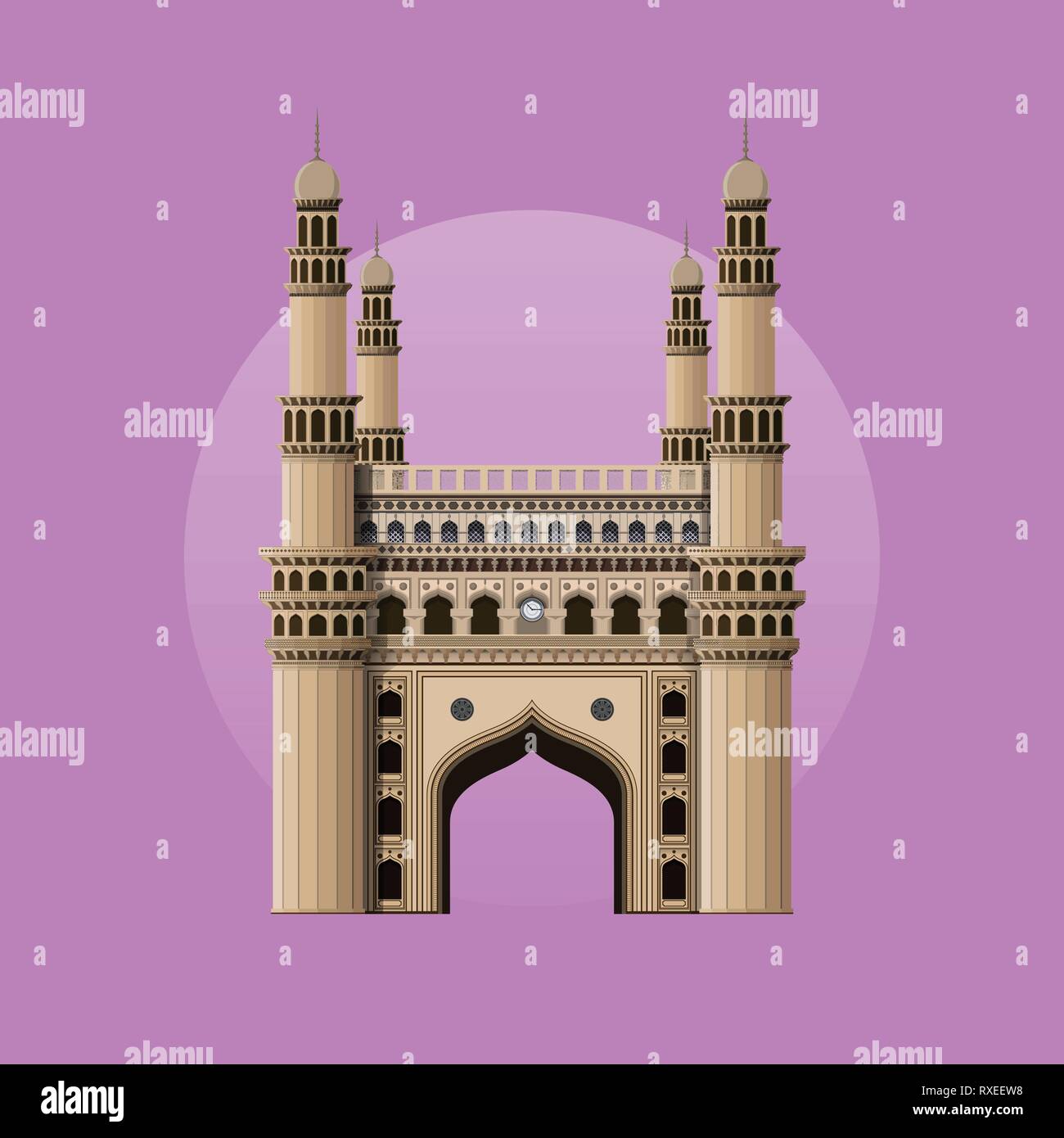 Charminar - Indian Landmark Stock Vector