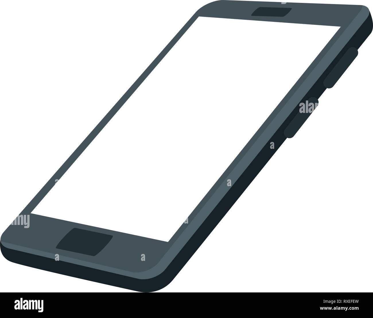 smartphone device isolated icon Stock Vector Image & Art - Alamy